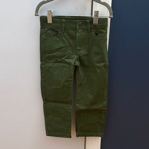 Janie and Jack Olive Green Jeans